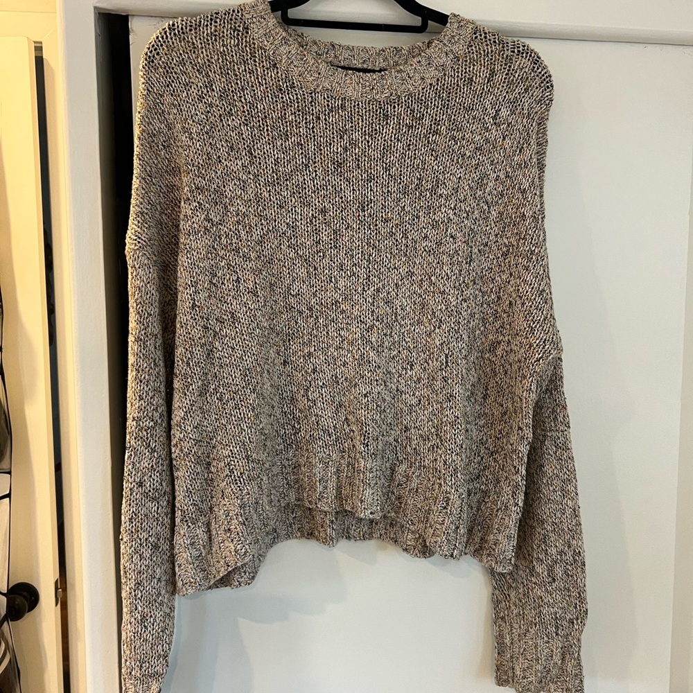 Jenni Kayne Speckled Knit Crewneck- Blossom Marl